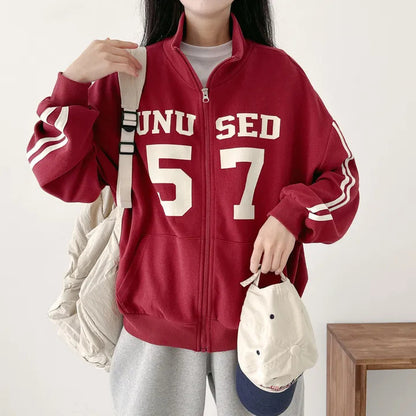 Design Sense Niche Couple Coat High Street Two Bars Raglan