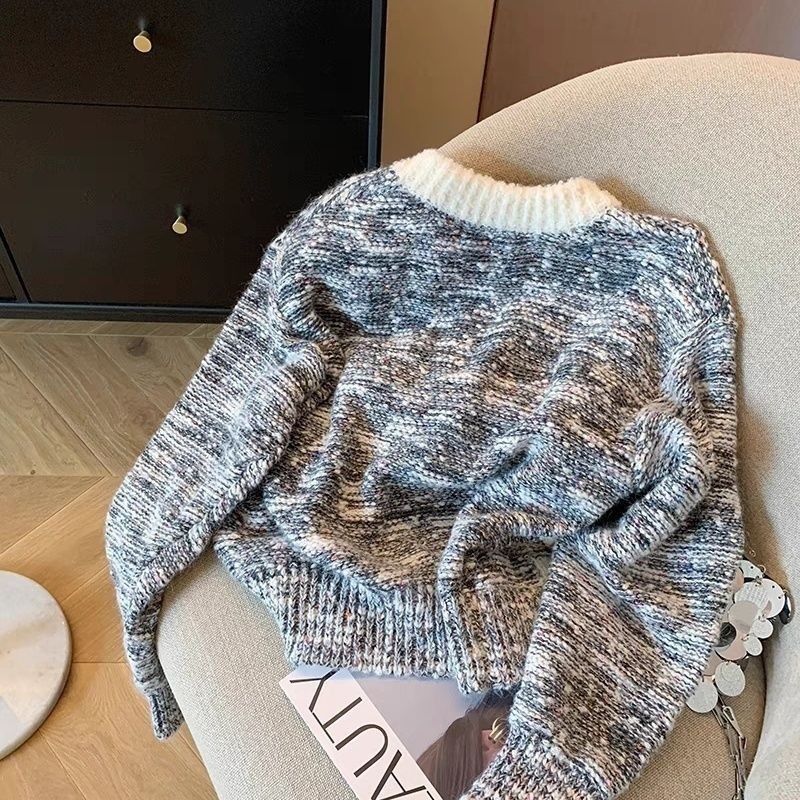 Puppy Embroidered Sweater Cardigan For Women