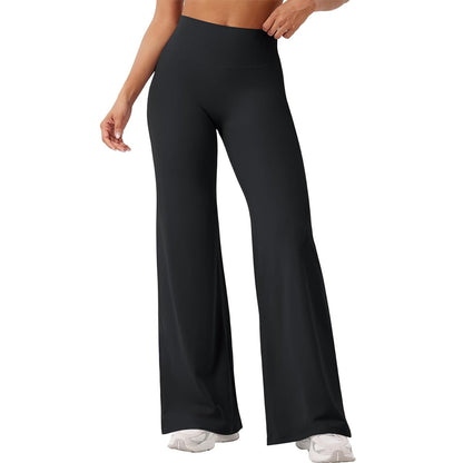 New High-waisted Slim-fit Wide-leg Butt-lifting Pants