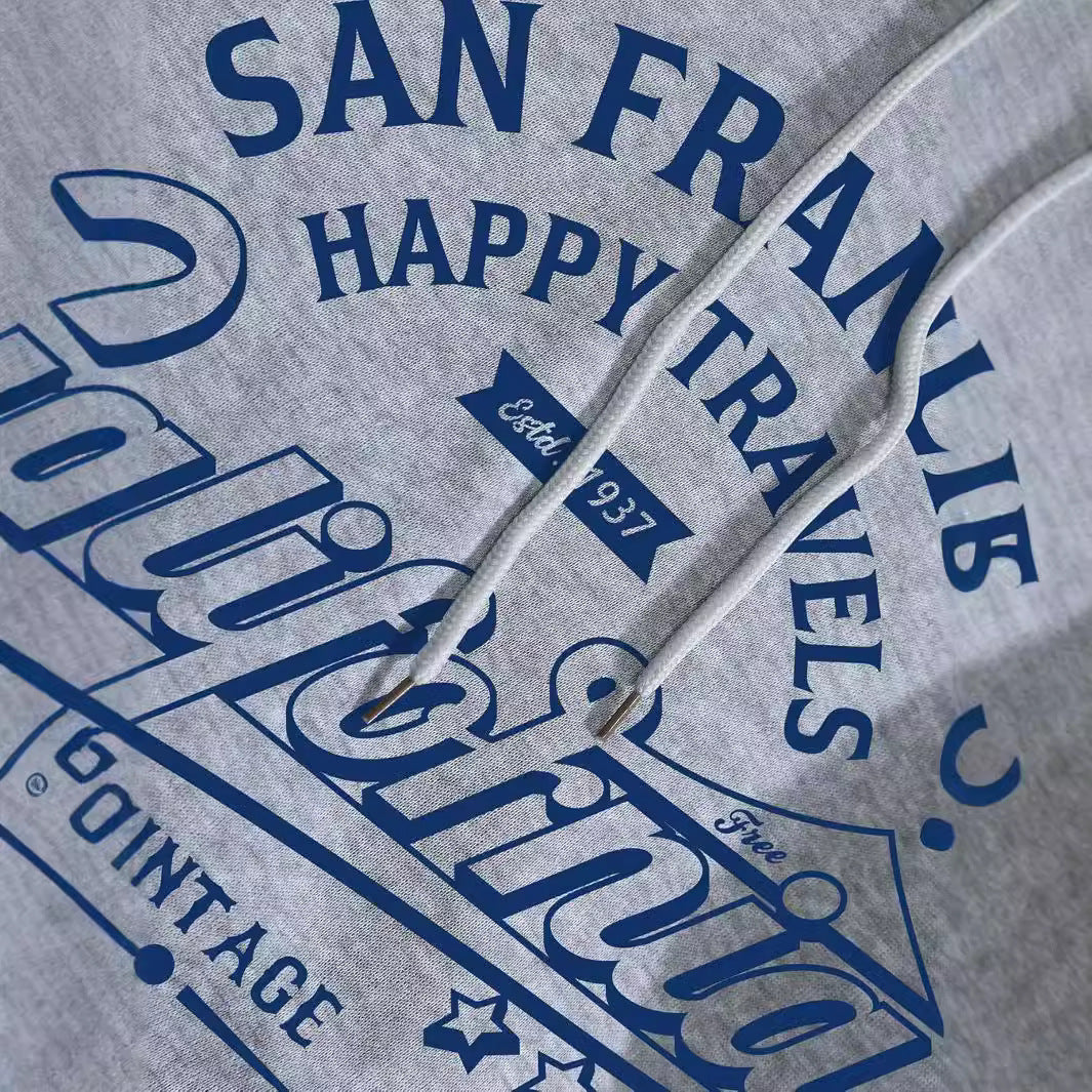 Women's Letter Pattern Hoodie Pullover Sweater