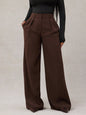 New Women's Casual Loose Straight-leg Business Commuting Wide-leg Pants