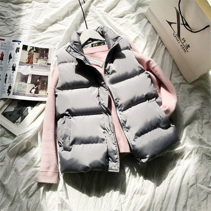 Women's Short All-match Thickened Down Cotton Vest