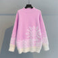 Ugly Christmas Knitted Women's Sweater Top