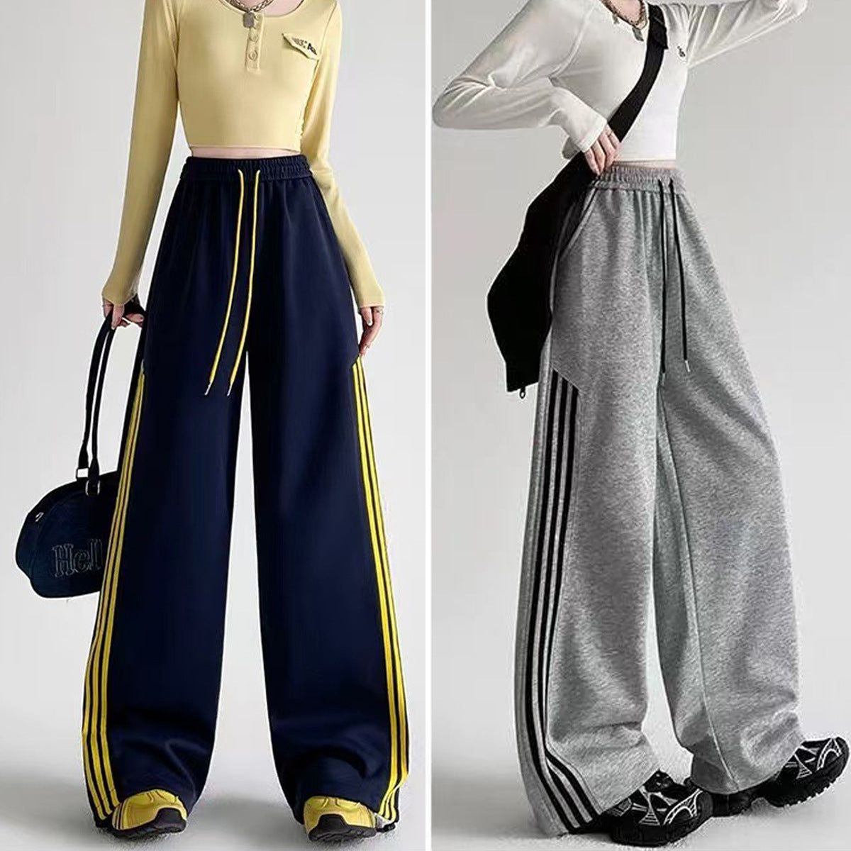High-waisted Loose Casual Pants For Women With A Sense Of Design