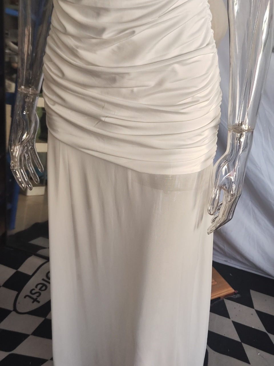 Fashion French Style Temperament Satin Dress Women