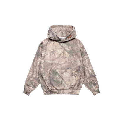 Women's Fashionable Printed Camouflage Maple Leaf Hoodie Top