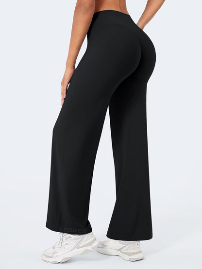 New High-waisted Slim-fit Wide-leg Butt-lifting Pants