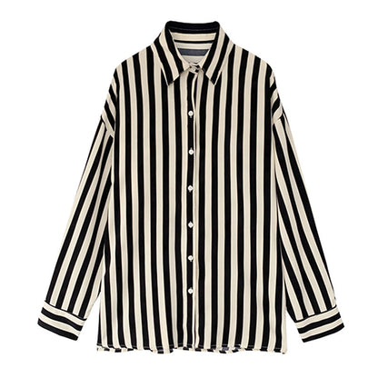 Women's New Retro Hong Kong Style Top With A Light Mature Design Shirt