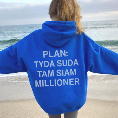 Women's Hooded Street-style Loose-fit Hoodie Jacket