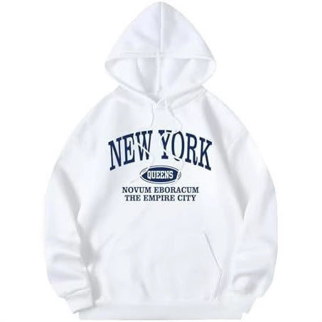 Women's Letter Pattern Hoodie Pullover Sweater