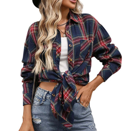 Women's Long Sleeve Retro Versatile Hong Kong Style Stylish Shirt