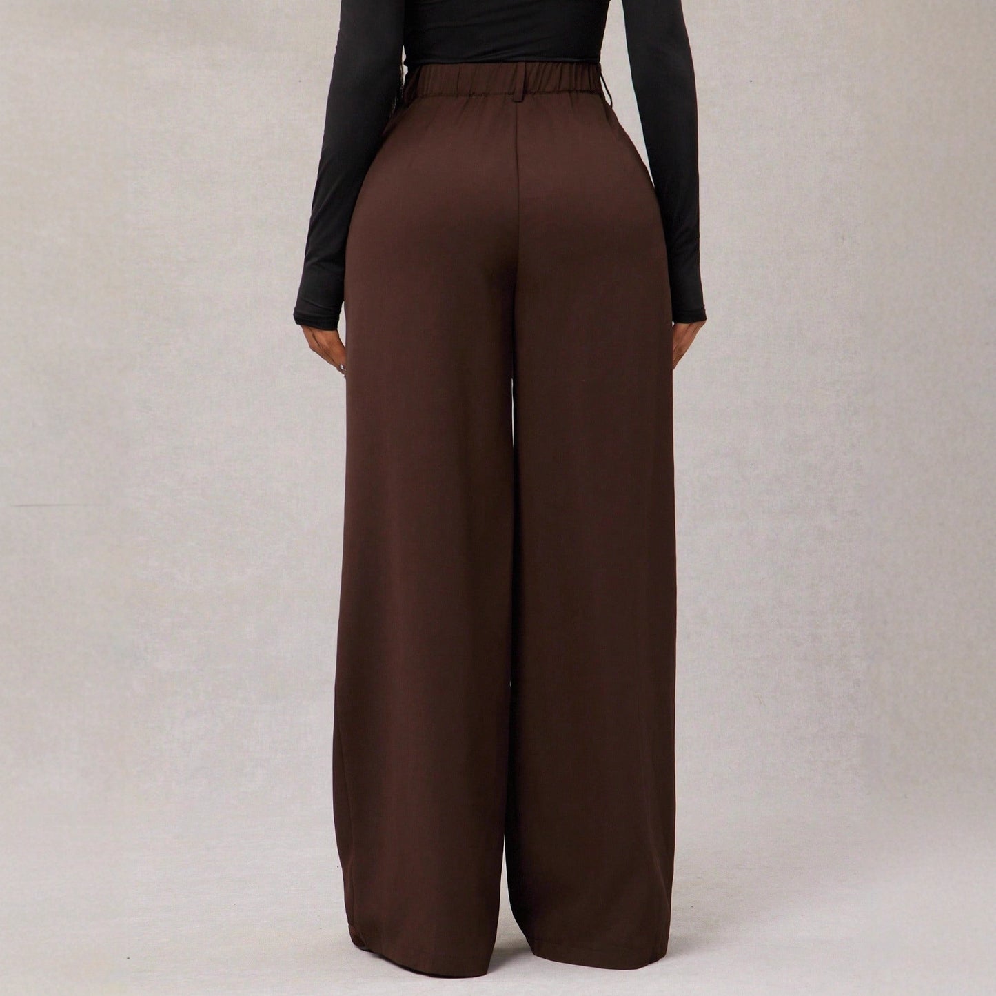 New Women's Casual Loose Straight-leg Business Commuting Wide-leg Pants